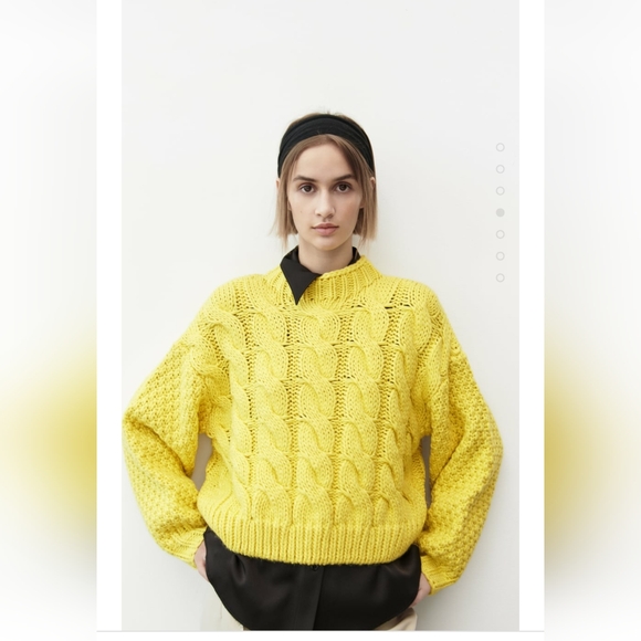 Zara Cable Knit Sweater - Picture 1 of 7
